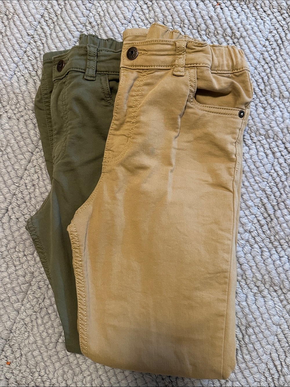 OshKosh B'gosh Boys' Chino Pants in Olive Green and Khaki